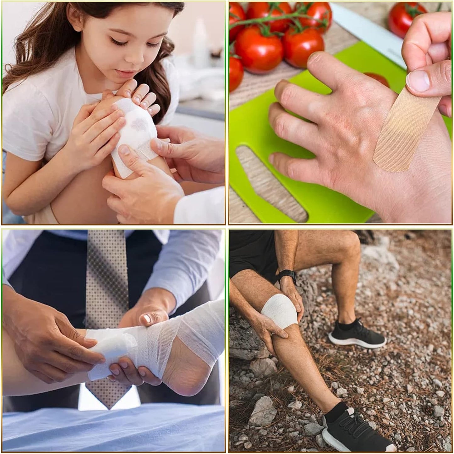 276Pcs Business First Aid Emergency Industrial First Aid Kits Basic Refill Supplies for Workplace Business Camouflage