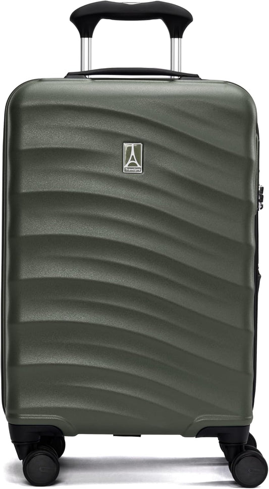 Travelpro Maxlite Air V2 Hardside Expandable Carry on Luggage, 8 Spinner Wheels, Lightweight Hard Shell Suitcase, TSA lock, Slate Green, Compact Carry On 20-Inch