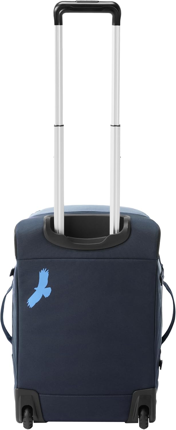 Eagle Creek Cargo Hauler XT Wheeled Duffel - Wheeled Backpack Duffel - Deployable Backpack Straps - Lockable U-Lid & Easy Access Compartment - Glacier Blue