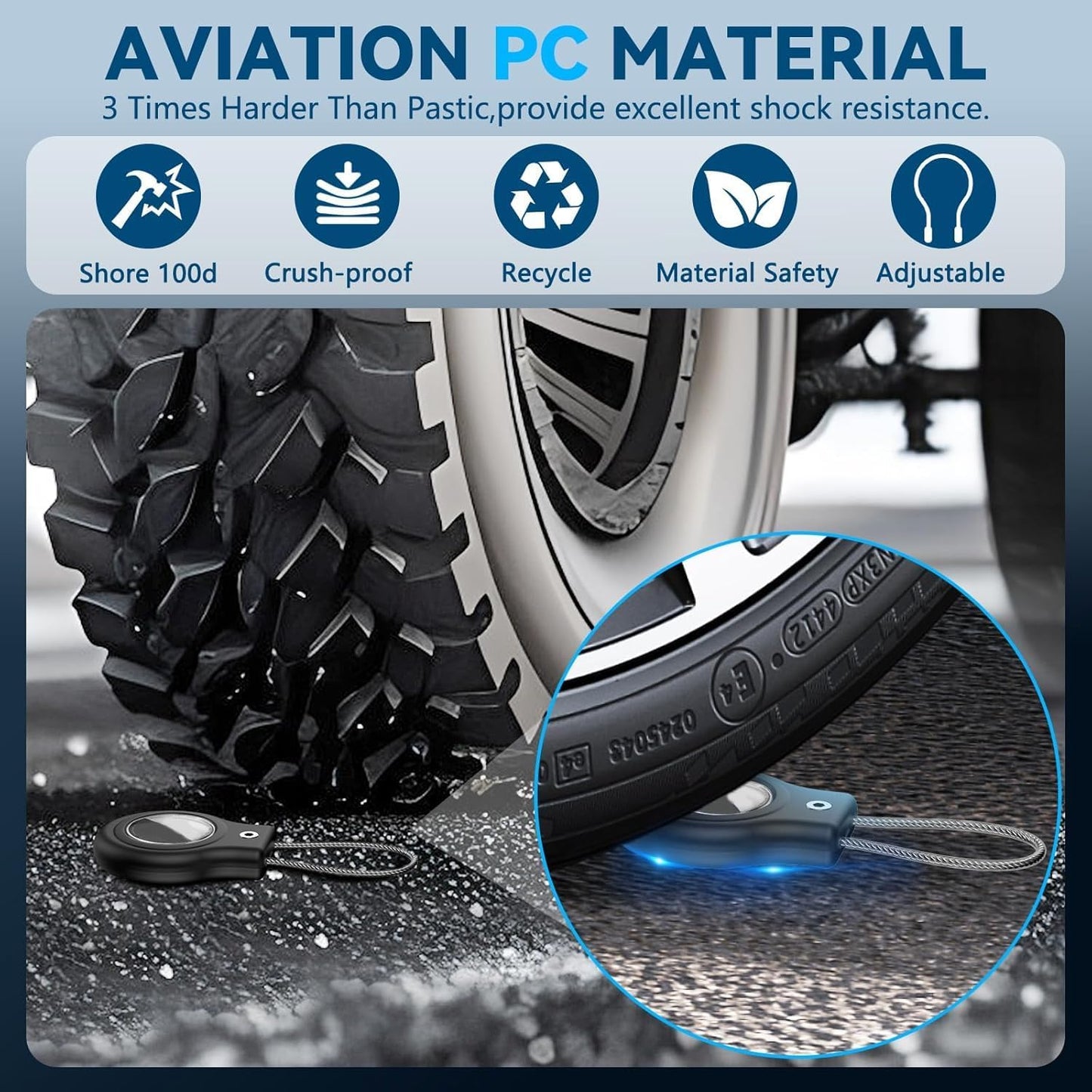 Waterproof Airtag Holder,2 Pack Airtag Case with Secure Lock,Airtags Keychain for Apple Air tag,Anti-Lost Protective Case Air tag Accessories for GPS Item Finder Tracker Luggage,Key,Pet-Black/Brown