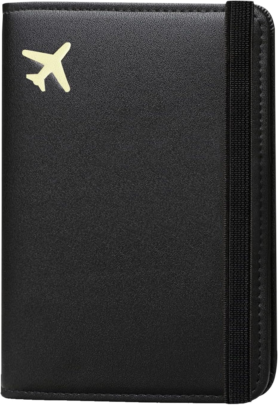 ZOPPEN Passport Holder Wallet, Passport Cover Travel Wallet Women Travel Essentials Accessories Document Organizer Travel Must Haves Rfid Blocking Cover Case for Women and Men, Black