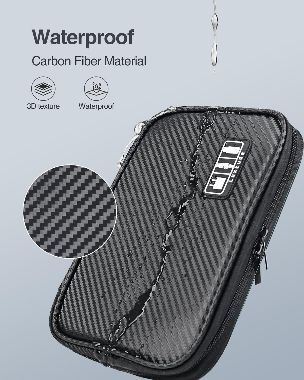 Luxtude Cord Organizer Travel, Cable Organizer Bag, Portable Electronics Organizer, Travel Essentials for Cord Storage/Charger Storage/Cable Storage