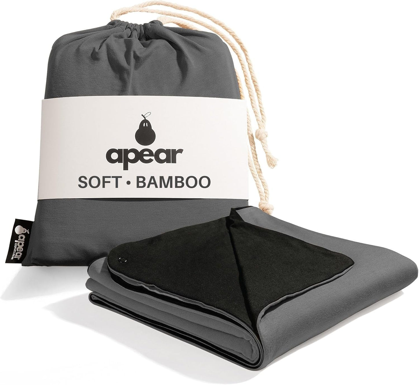 16-in-1 Compact Travel Blanket with Bag – Reversible, Ultra Soft Bamboo Airplane Blanket with Hidden Pocket - Lightweight & Packable for Flights, Camping, Picnic, Travel Essentials