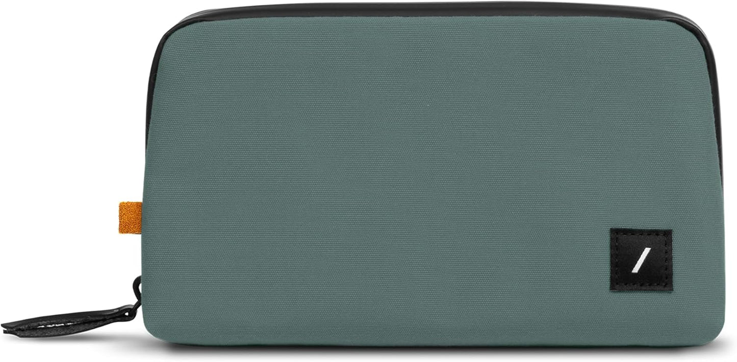 Native Union Stow Lite Organizer W.F.A Tech Organizer – Minimalist Travel Pouch Made of Recycled Materials for Everyday Accessory Storage & Protection – Stores Cables, Chargers & More (Slate Green)