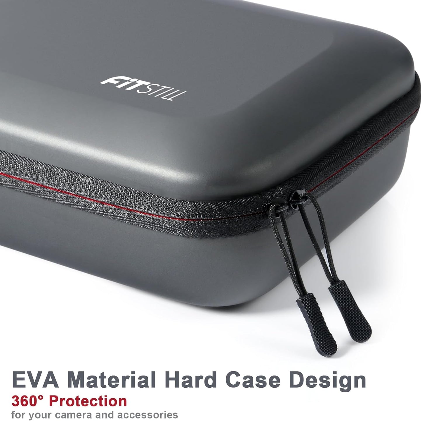 FitStill Carrying Protective Hard Shell Travel Storage Case Compatible with Go Pro Hero 13/12/11/10/9/8/7/6/5,Max, insta 360 X5 X4 X3 ONEX2,AcePro2/AcePro,DJI Action 5 Pro/4/3/2 Camera Accessories Kit