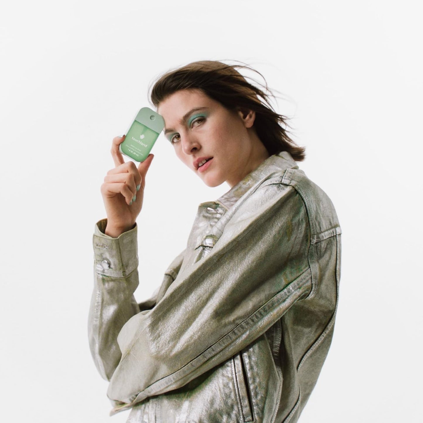 Touchland Gentle Mist Ultra-Soothing Hand Sanitizer Spray, Lily Of The Valley scented, 1FL. OZ. Travel Size