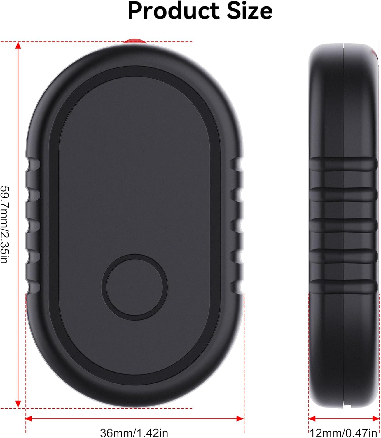 4 Pack for Samsung Smart Tag 2 Adhesive Mount, ABS Waterproof Case with 3M Adhesive Sticker Stick on Car/Bike/Luggage & More for Galaxy Smart Tag 2, Hidden Smarttag2 Full Protective Holder Anti-Lost