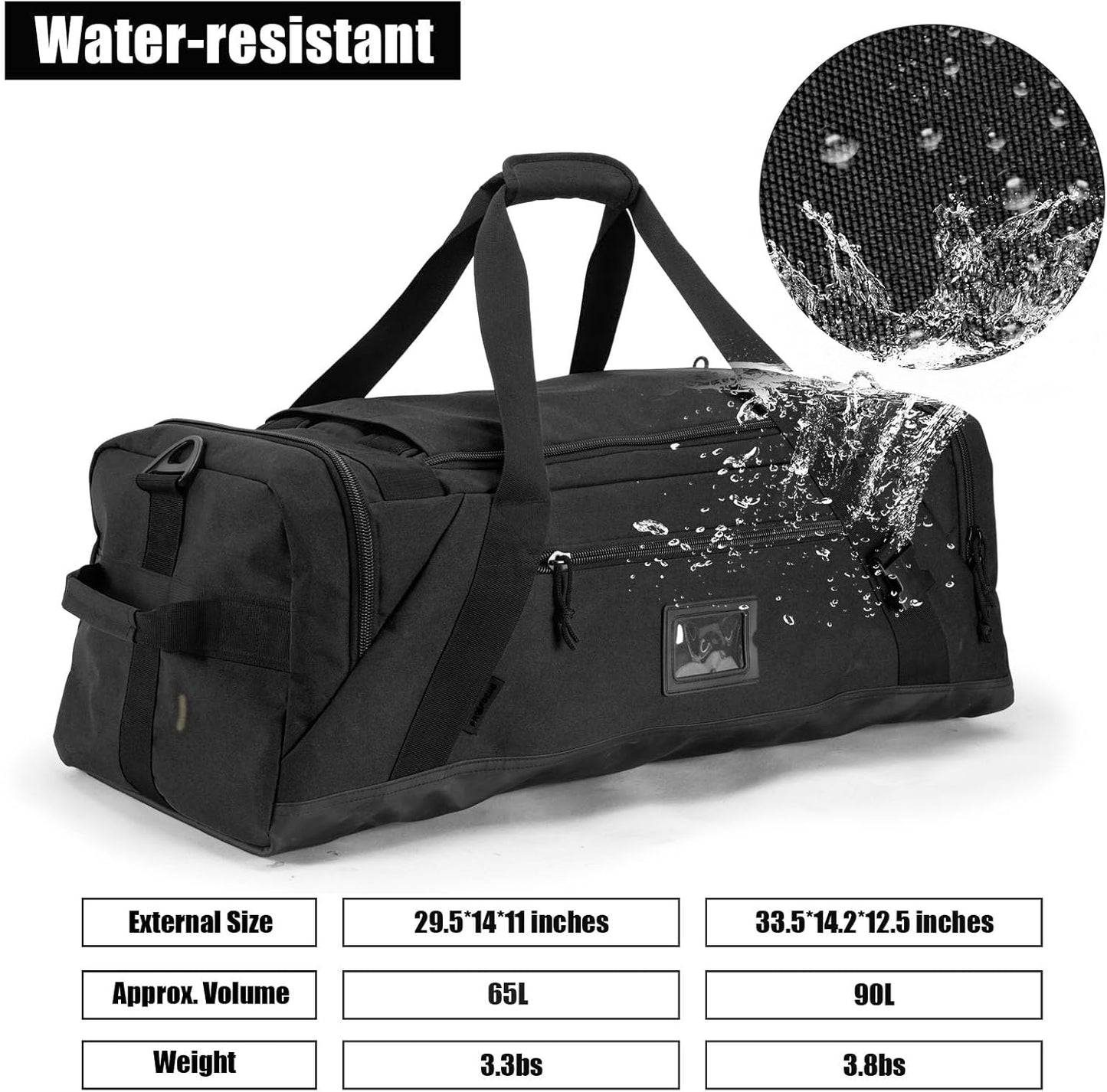 Large Duffle Bag,Gym Bags For Men Weekend Bag For Women Travel Backpack Carry On Sports Duffel Bag
