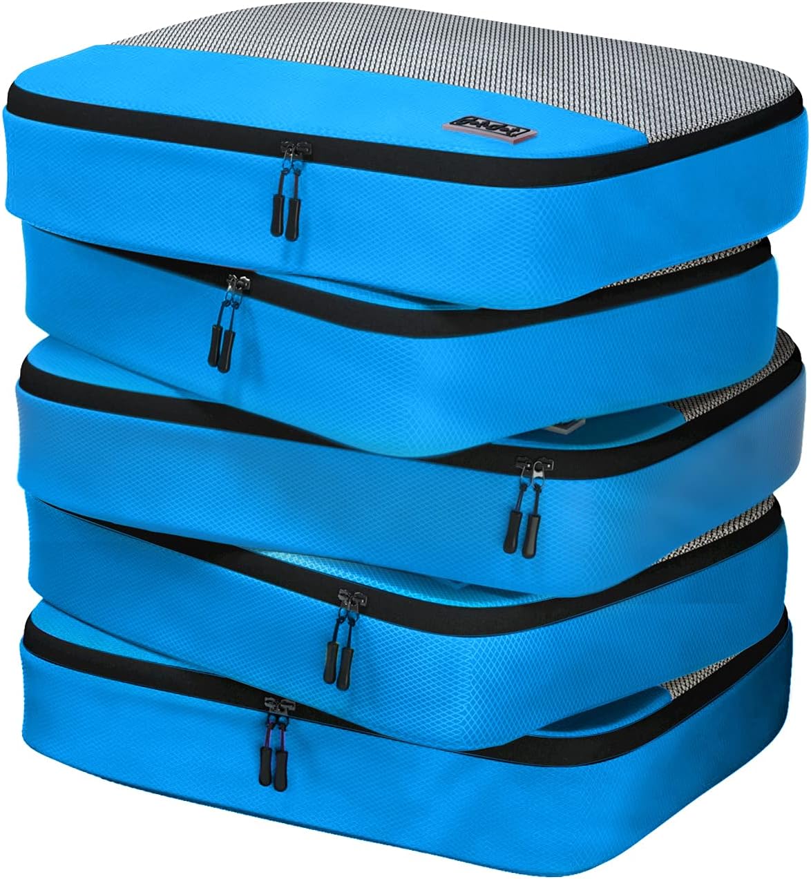 Large Packing Cubes for Suitcases - 5 Pcs Set - Travel Organizer Bags for Carry-On Luggage