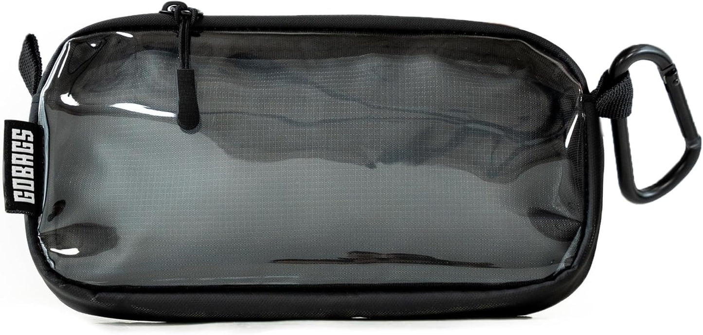 GOBAGS NEO Production Zipper Bags - Electronics & Camera Accessories Bag - Cable organizer, Gear Accessory Pouch, Travel Camera Essentials (Extra Small, Black)