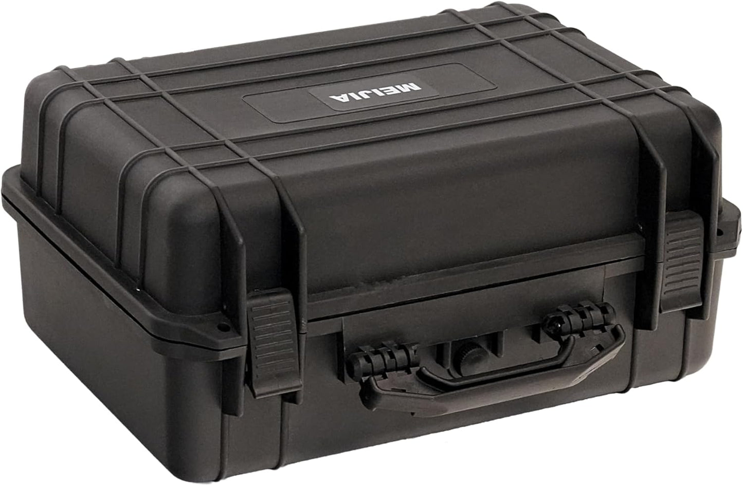 MEIJIA Portable All Weather Waterproof Camera Case with Customized Fit Foam,Fit Use of Drones,Camera,Equipments,Pistols,Elegant Black(18.3 ”x14.57”x8.66”)