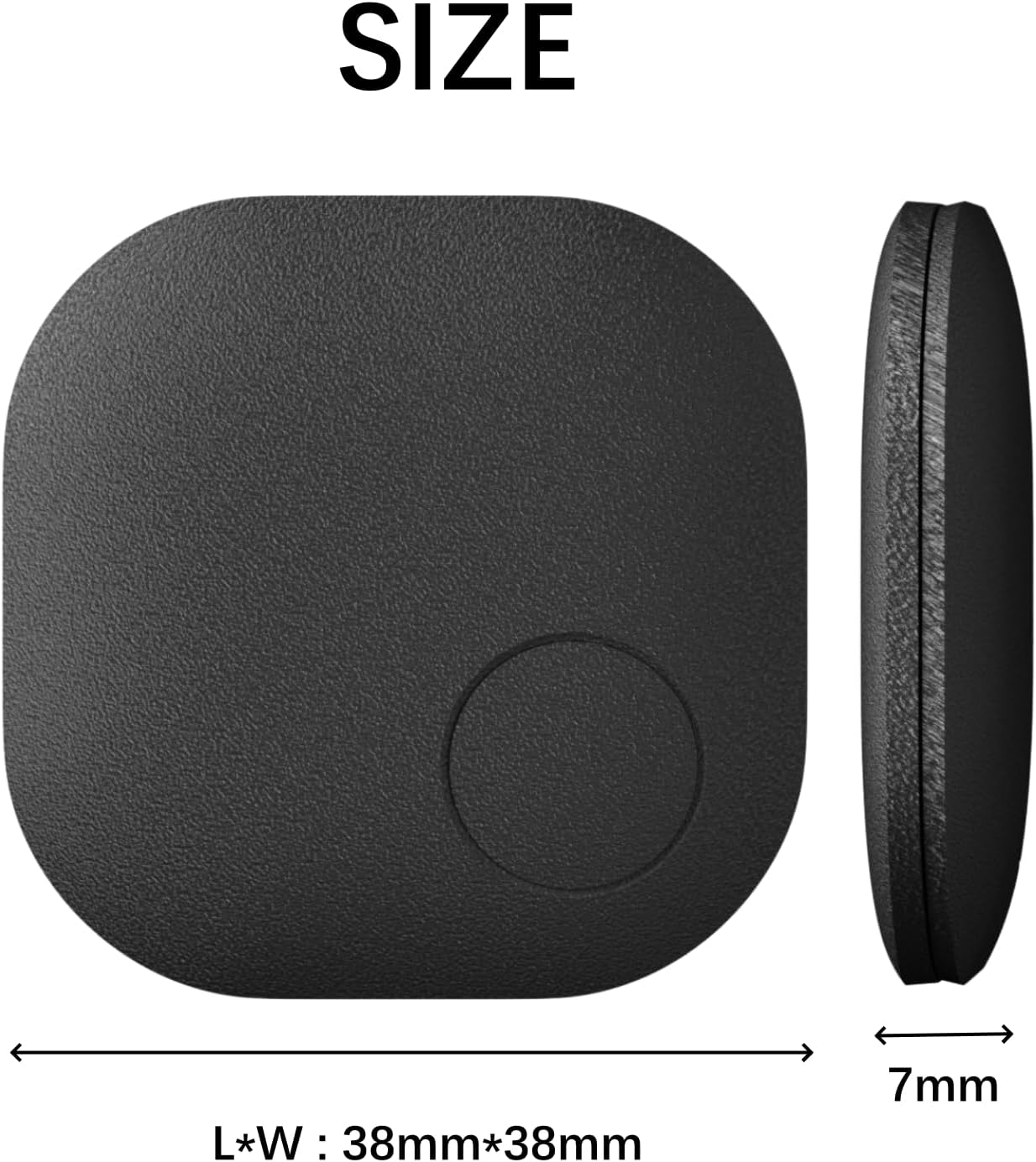 Air Tags-2 Pack Bluetooth Item Finders Work for Apple Find My APP(iOS Only) Tracker Tags for Keys, Luggage, Backpack, Smart Tag with Lanyard
