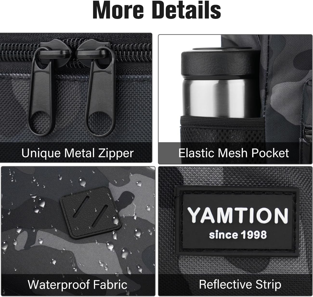 17 Inch School Backpack,Classic Bookbag Men and Teen Boy Schoolbag with USB Charging Port for High School College Office Work Travel