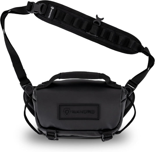 WANDRD ROGUE V1 3L Sling: Compact Camera Sling and Crossbody Bag with Fast Access, 3-Way Carry– Lightweight Everyday Bag Great for Travel, Photography, and Daily Use (Black)