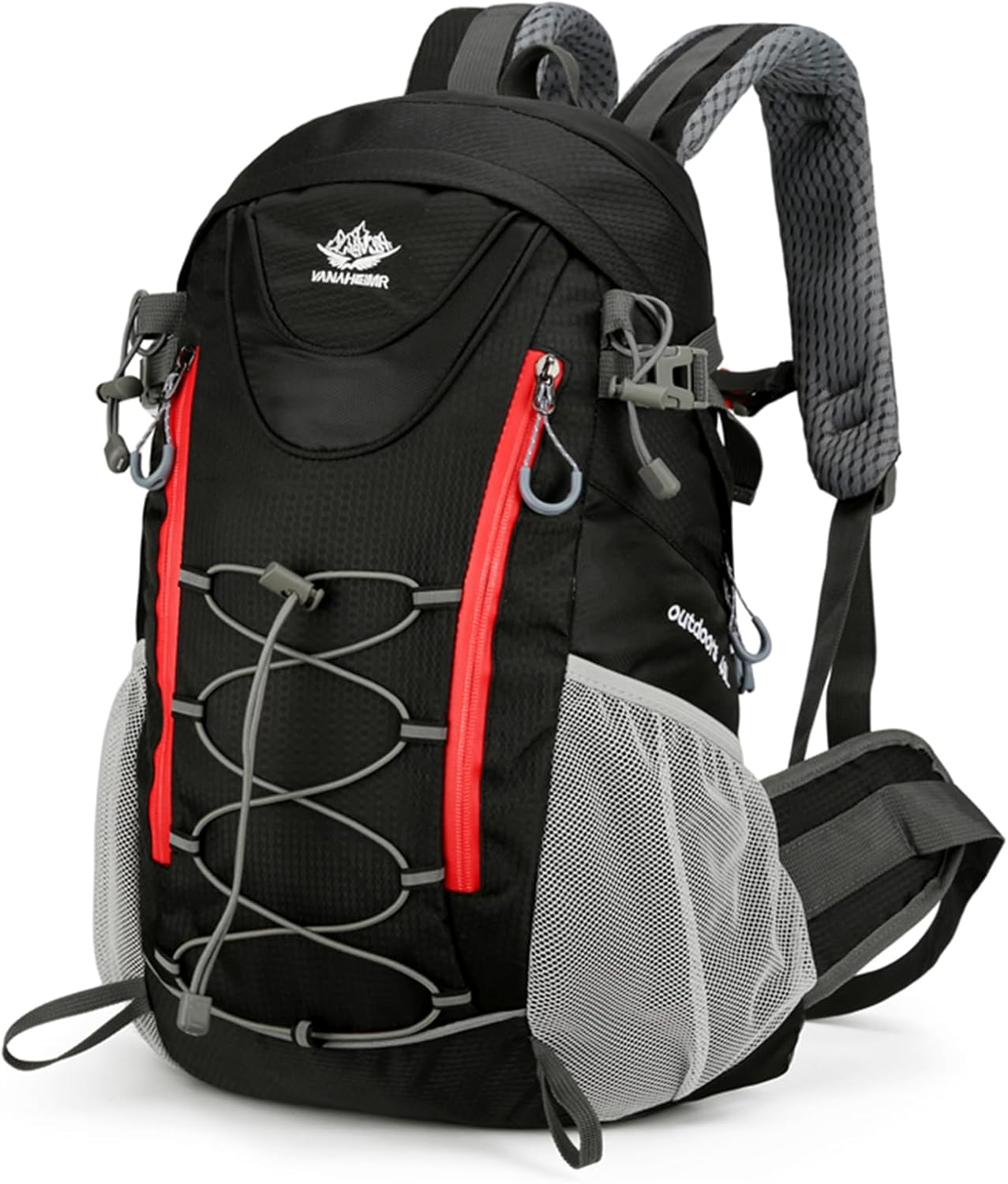 35L Hiking Backpack, Camping Backpack for Adventures, Black