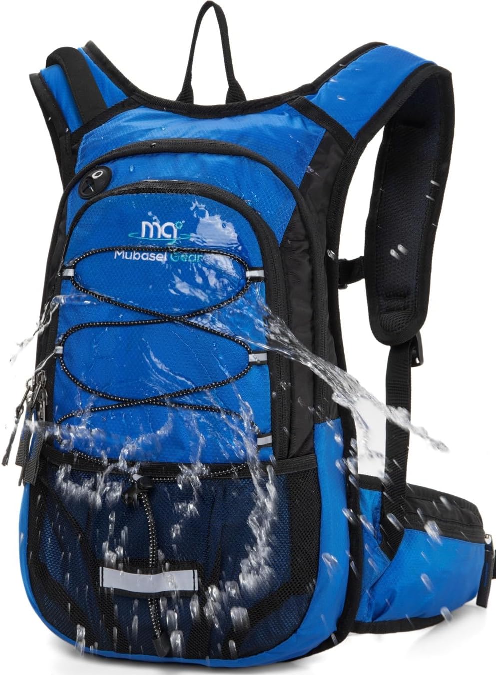15L Insulated Hydration Backpack Pack with 2L Water Bladder Lightweight Hiking Backpack Bag for Women Men Daypack for Hiking Running Festival Camping Biking
