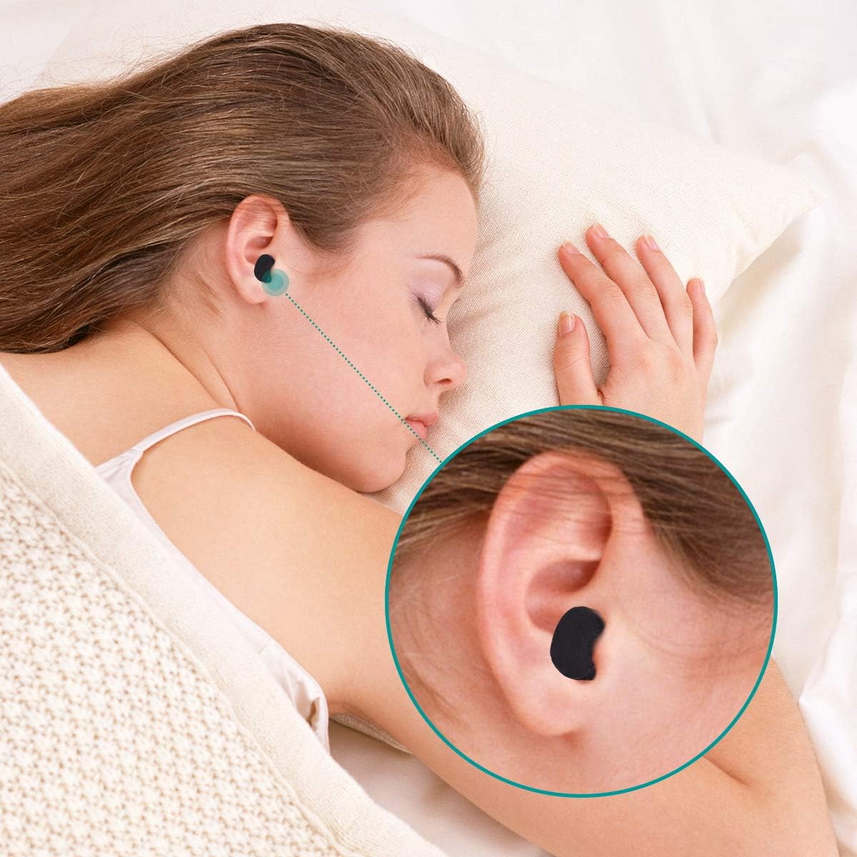 30 Pair Earplugs for Noise Cancelling Noise Blocking Ultra Soft Ear Plugs for Sleeping Study Work Black