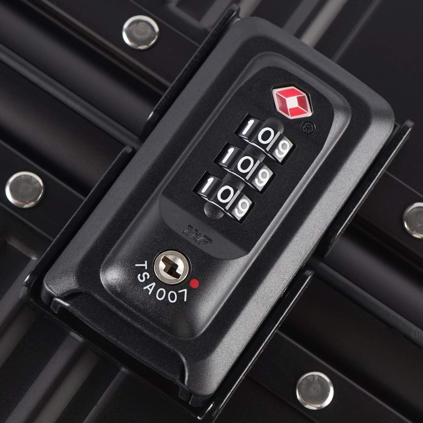 TRAVELKING All Aluminum Luggage with TSA Locks Metal Hard Shell Zipperless Spinner Alloy Metal Suitcase (Cool Metallic, 28 Inch)