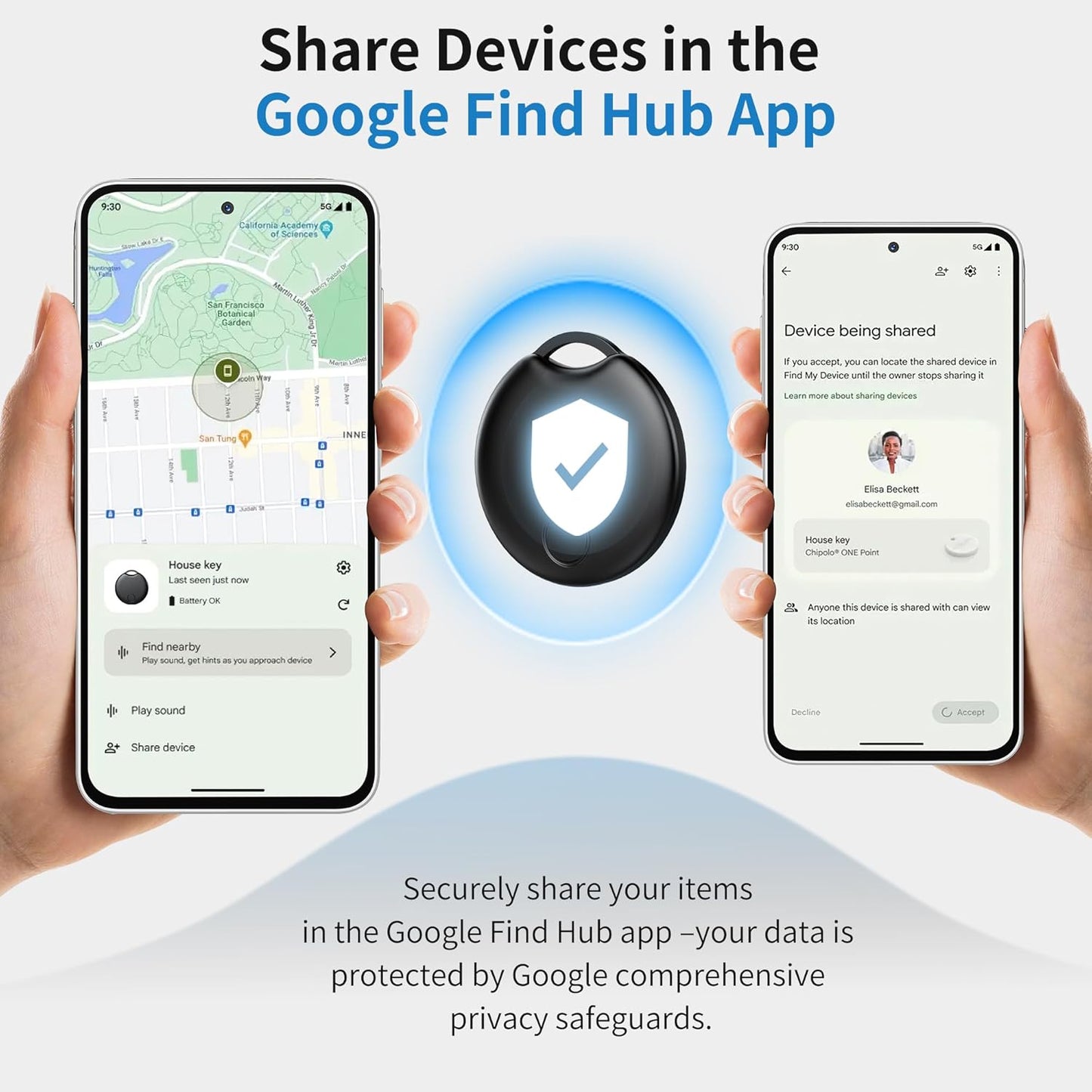 Air Tracker Tags-4 Pack for Android, Bluetooth Tracker Works with Google’s Find Hub | Android Only | Replaceable Battery | Water- Resistance | Item Finder for Luggage, Wallet, Dog, Key,Suitcases