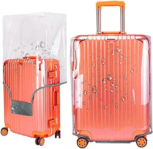 30 Inch Suitcase Cover for Luggage,3mm Thickness Full Clear Luggage Covers for Suitcase TSA Approved Suitable 30-31 Inch Suitable for Long Travel Accessories