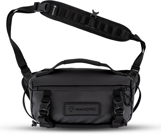 WANDRD ROGUE V1 6L Sling: Compact Camera Sling and Crossbody Bag with Fast Access, 3-Way Carry– Lightweight Everyday Bag Great for Travel, Photography, and Daily Use (Black)