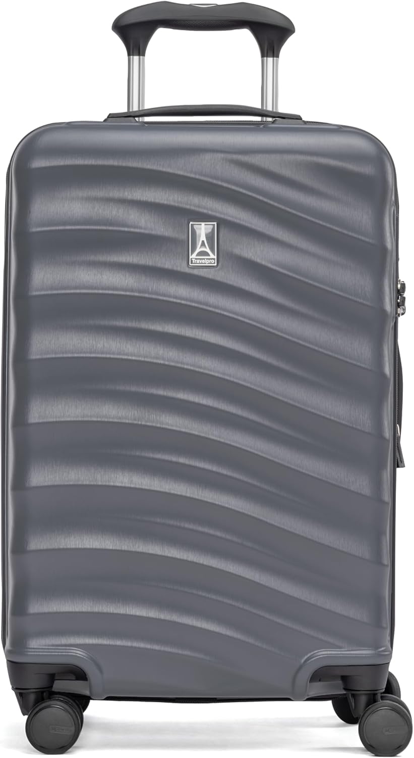 Travelpro Maxlite Air V2 Hardside Expandable Carry on Luggage, 8 Spinner Wheels, Lightweight Hard Shell Suitcase, TSA lock, Shadow Grey, Carry On 21-Inch