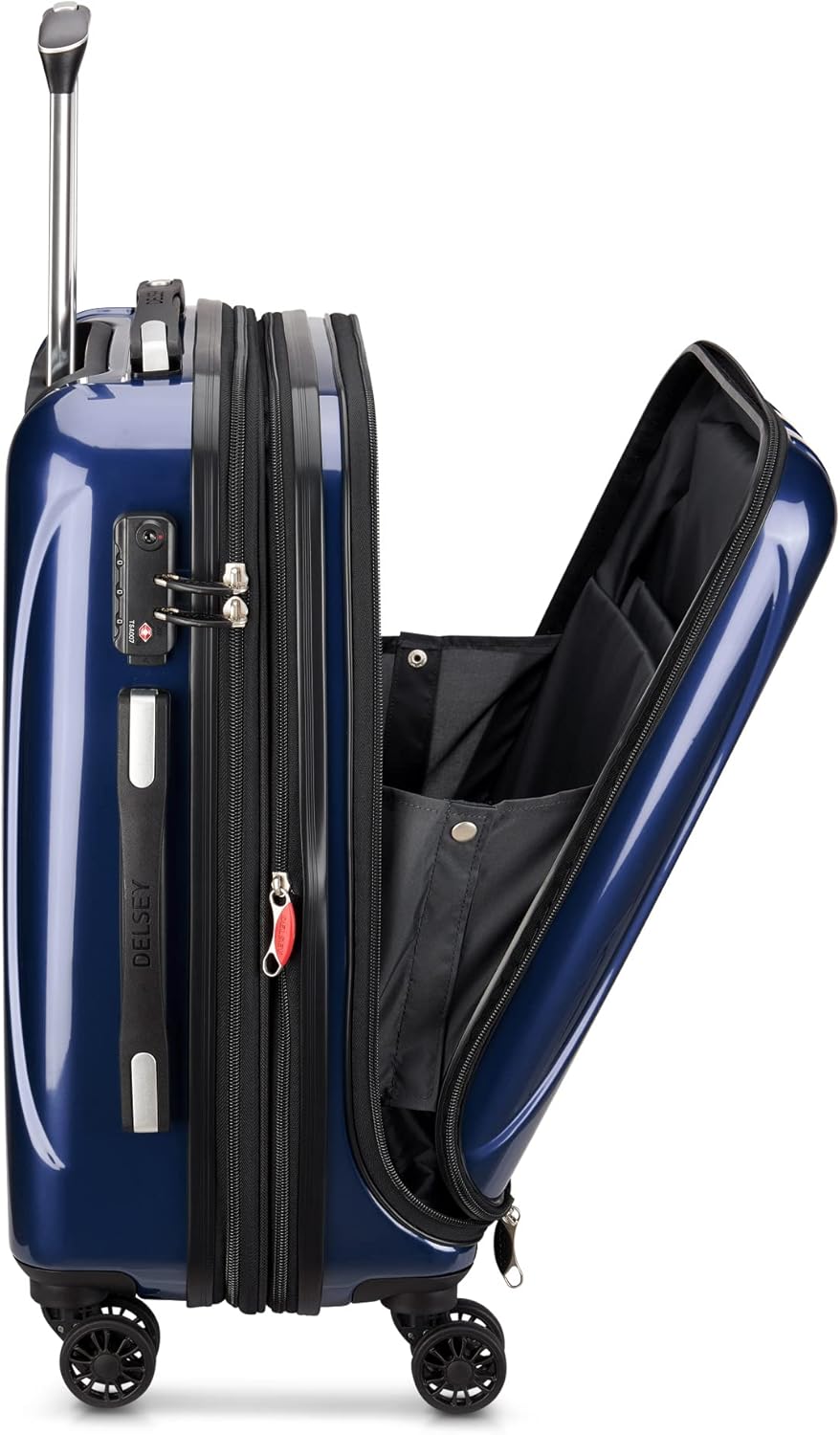 Delsey Luggage Aero 2 Piece Set (19" & 29") Spinner Suitcase (Cobalt Blue)