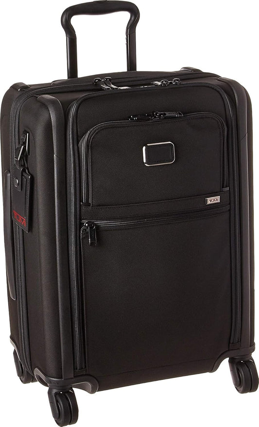 TUMI Men's Alpha Continental Dual Access 4 Wheel Carry On Suitcase