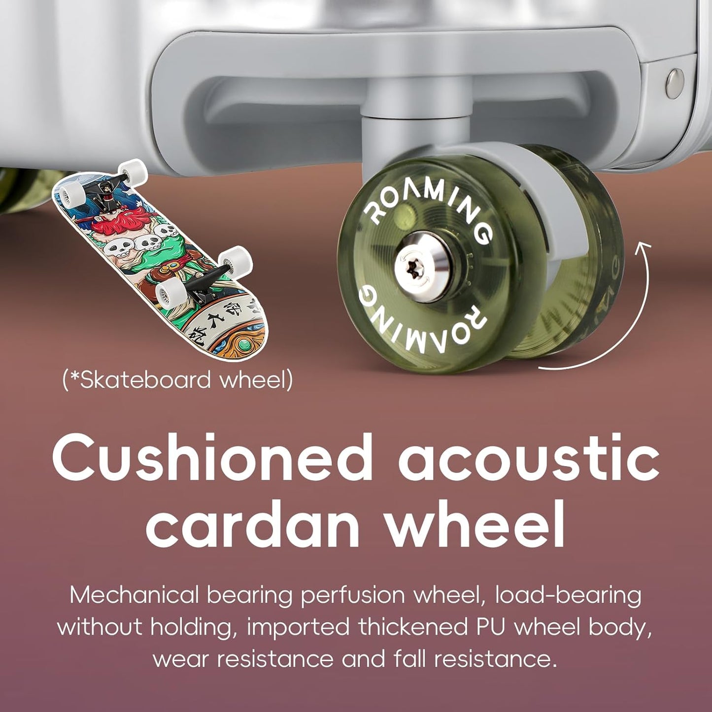 ROAMING 24 Inch Check Luggage Durable Aluminum Zipperless Luggage Airline Approved, Hardside Suitcase with TSA Lock USB Port and Spinner Wheels, Smart Organizational Pockets Maximize Packing Space