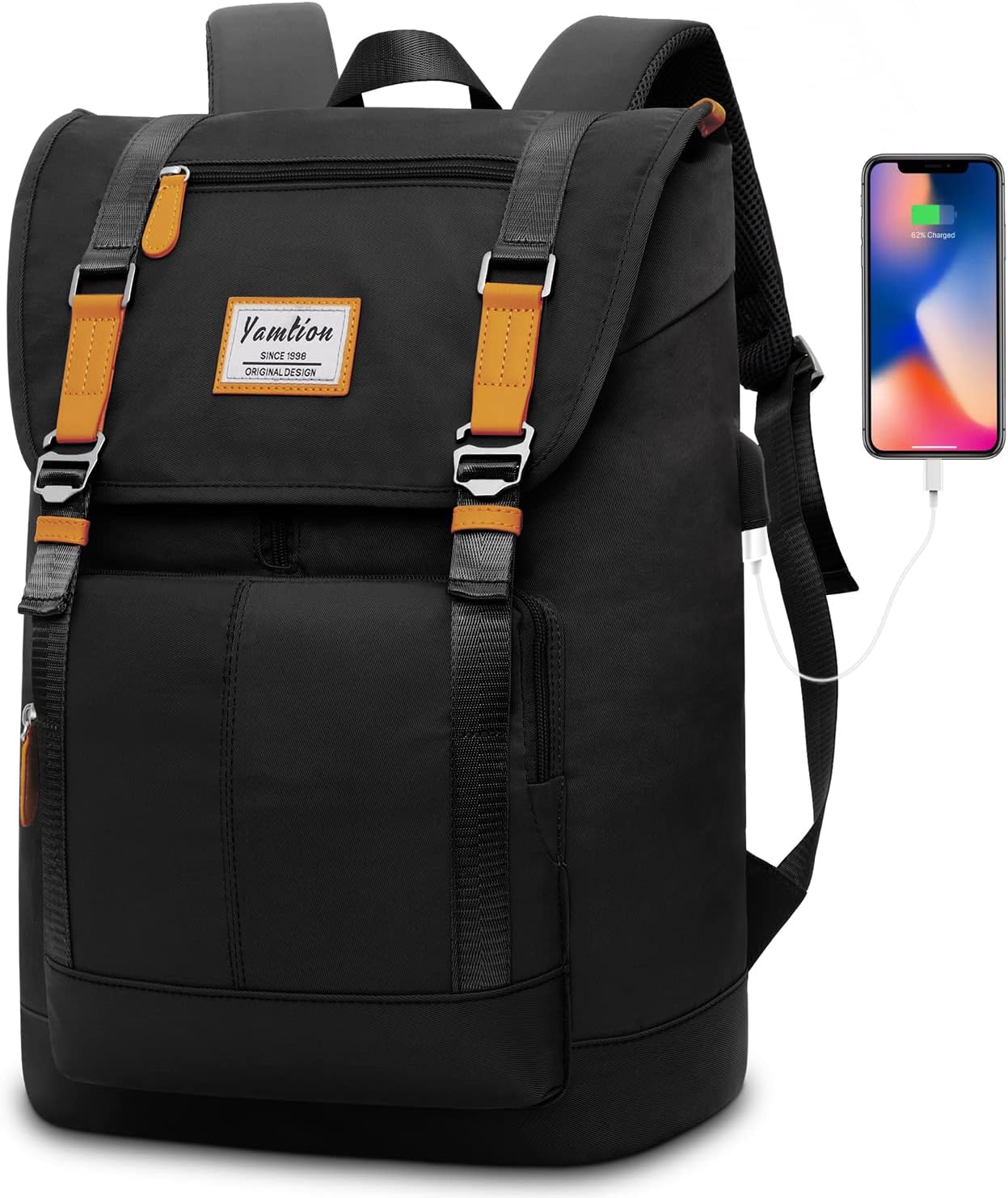 17" Laptop Backpack College Bookbag High School Backpack for Girls & Boys Teenagers,Backpack Business Laptop Knapsack with USB Charging Port for Women & Men