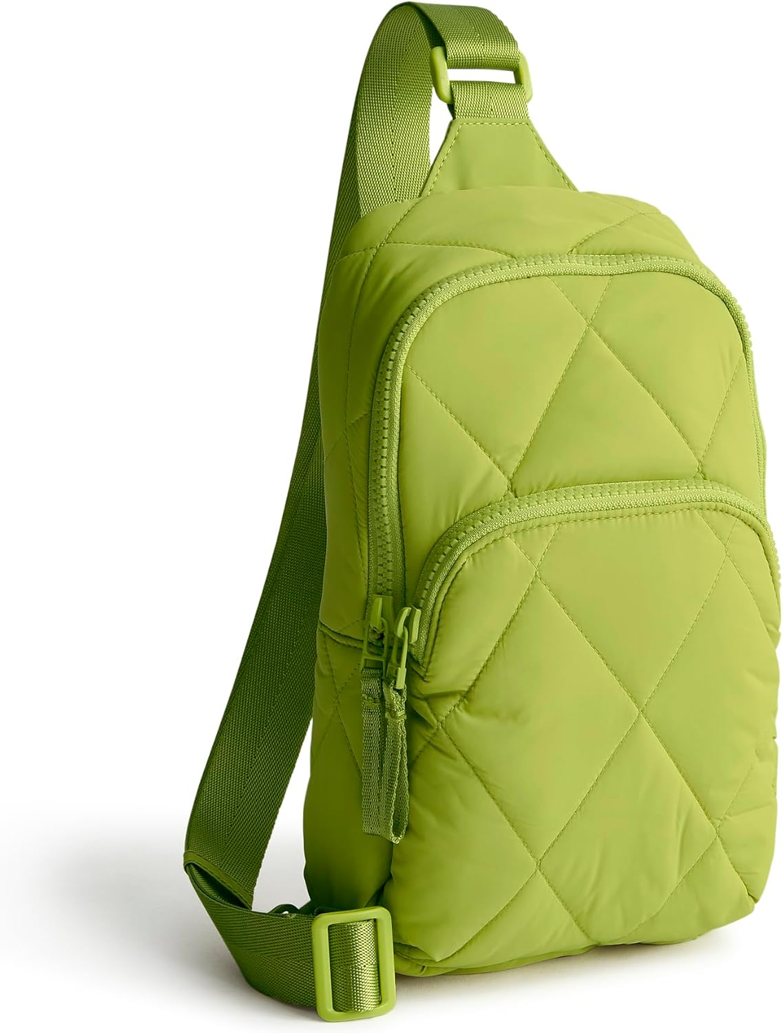 Vera Bradley Women's Lorman Sling Backpack-Featherweight Bag, Spinach Green, One Size