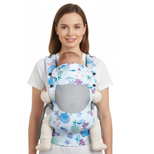 Newborn Baby Front Carrier Backpack, Toddler Baby Body Carrier, 7-66 Lbs Ergonomic Design, Lumbar Support, Lightweight