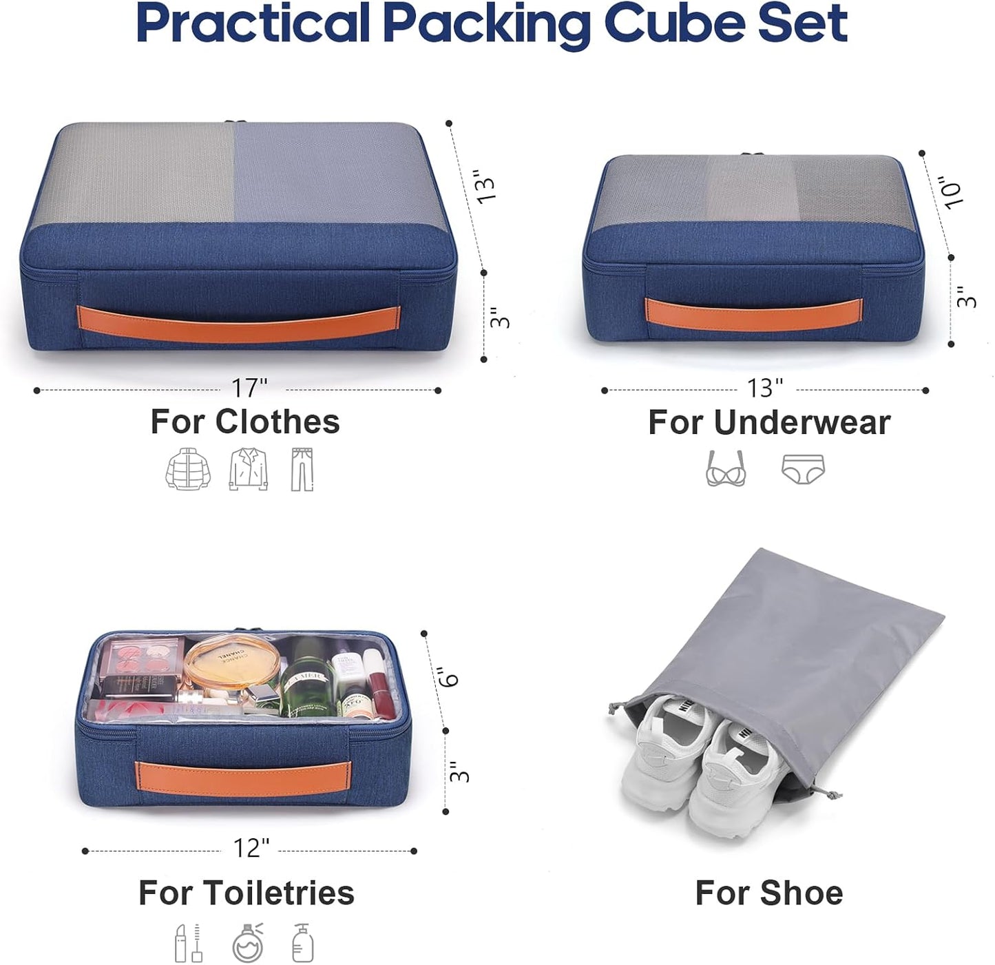 UKEIN Softside Expandable Carry On Luggage 22x14x9 Airline Approved, 20 Inch Carry On Suitcase with Wheels & TSA Lock, Travel Suitcase with 4-Piece Packing Bags for Women Men