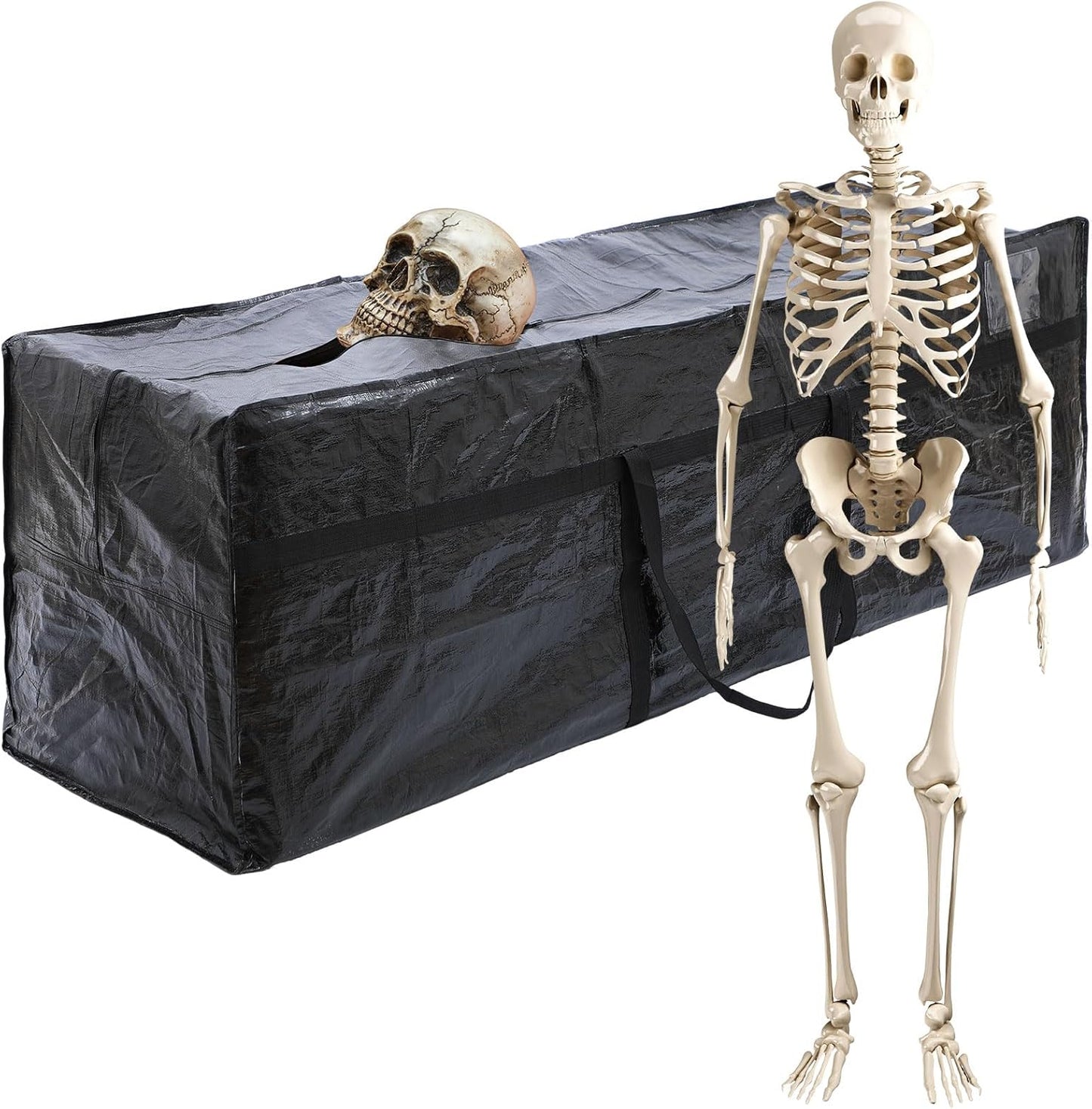 4 Pcs 176 Gallon Large Moving Bags with Zipper and Handles Foldable Storage Duffle Bags Heavy Duty Extra Large Totes for College Dorm Travel Clothes Blankets Bedding Moving (Black)