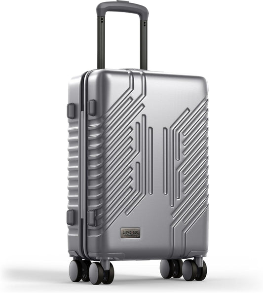 20-inch Carry On Luggage Airline Approved - PC+ABS Lightweight Suitcase with Built-in TSA Lock，Hard-shell Durable Rolling Luggage with USB Port