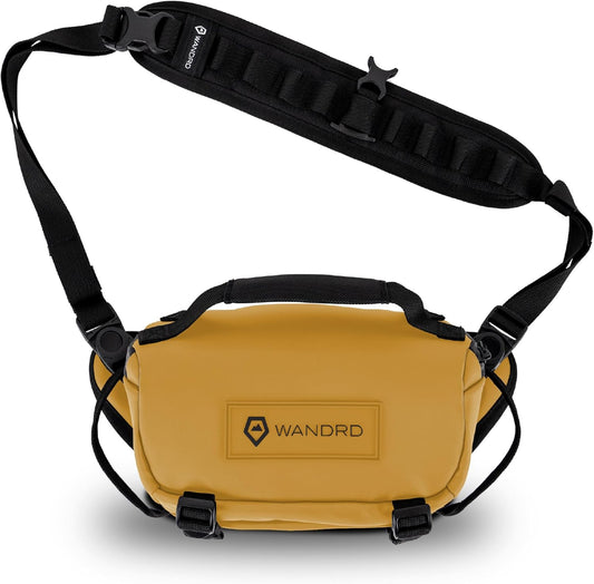 WANDRD ROGUE V1 3L Sling: Compact Camera Sling and Crossbody Bag with Fast Access, 3-Way Carry– Lightweight Everyday Bag Great for Travel, Photography, and Daily Use (Dallol Yellow)