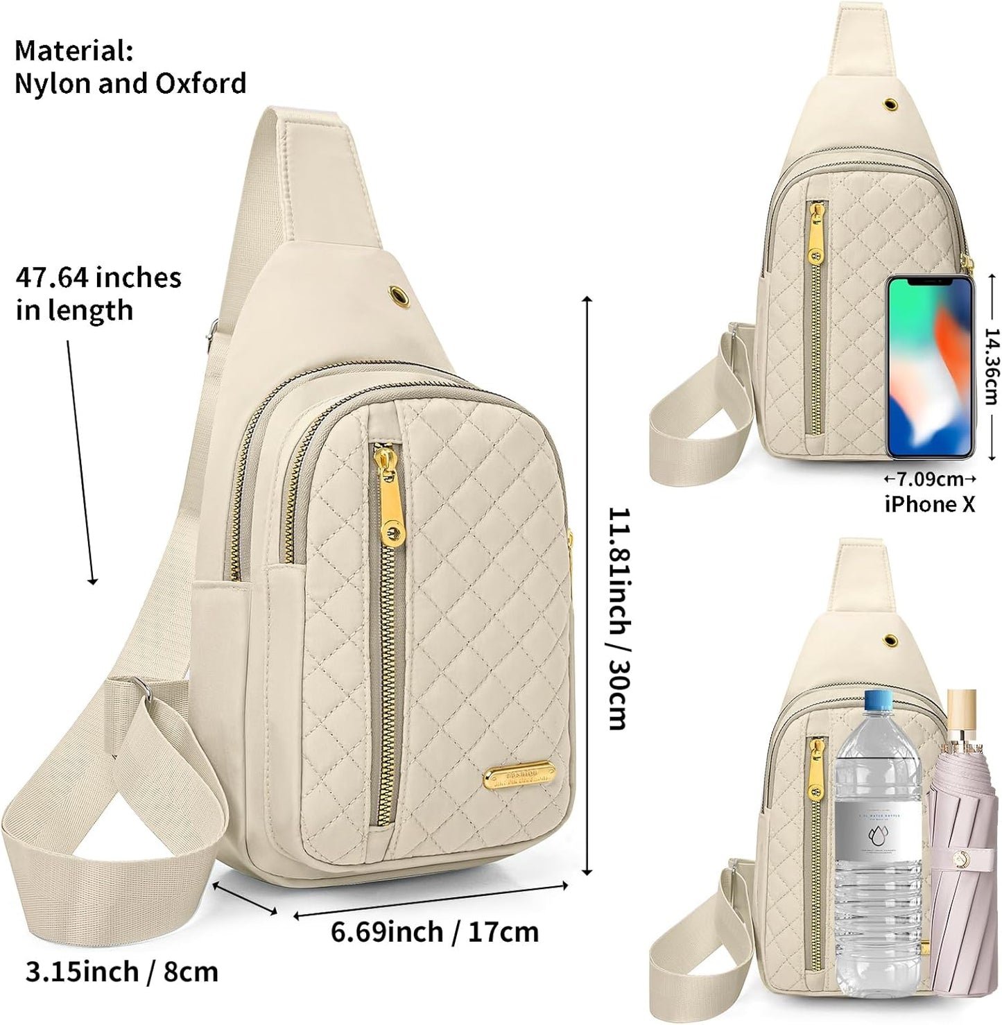 Small Sling Bag For Women Men Casual Crossbody Sling Backpack