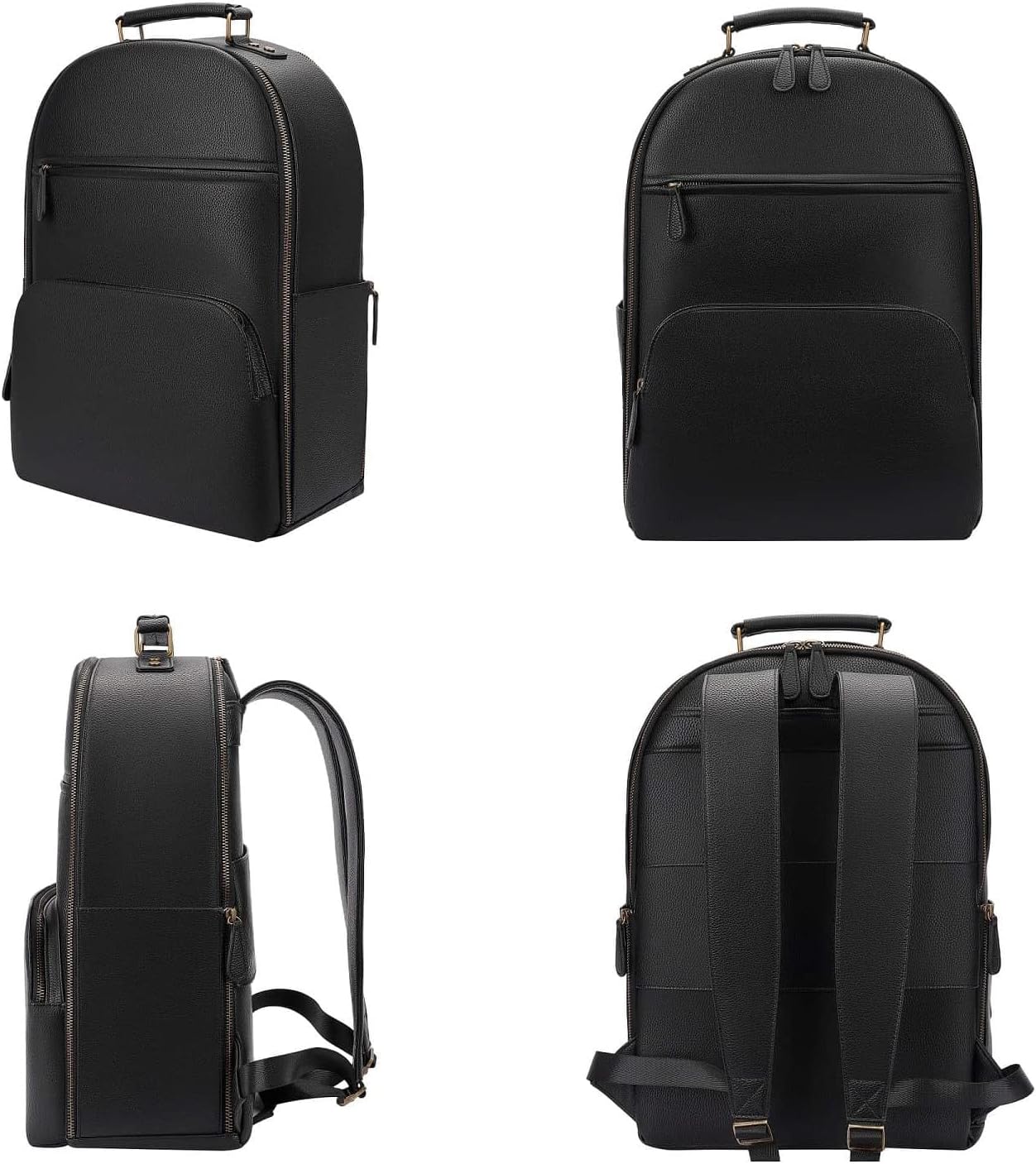 Camera Backpack Classic PU Leather for DSLR, Professional Camera Bag for Photographers with 15 Inch Laptop Compartment Large 20L