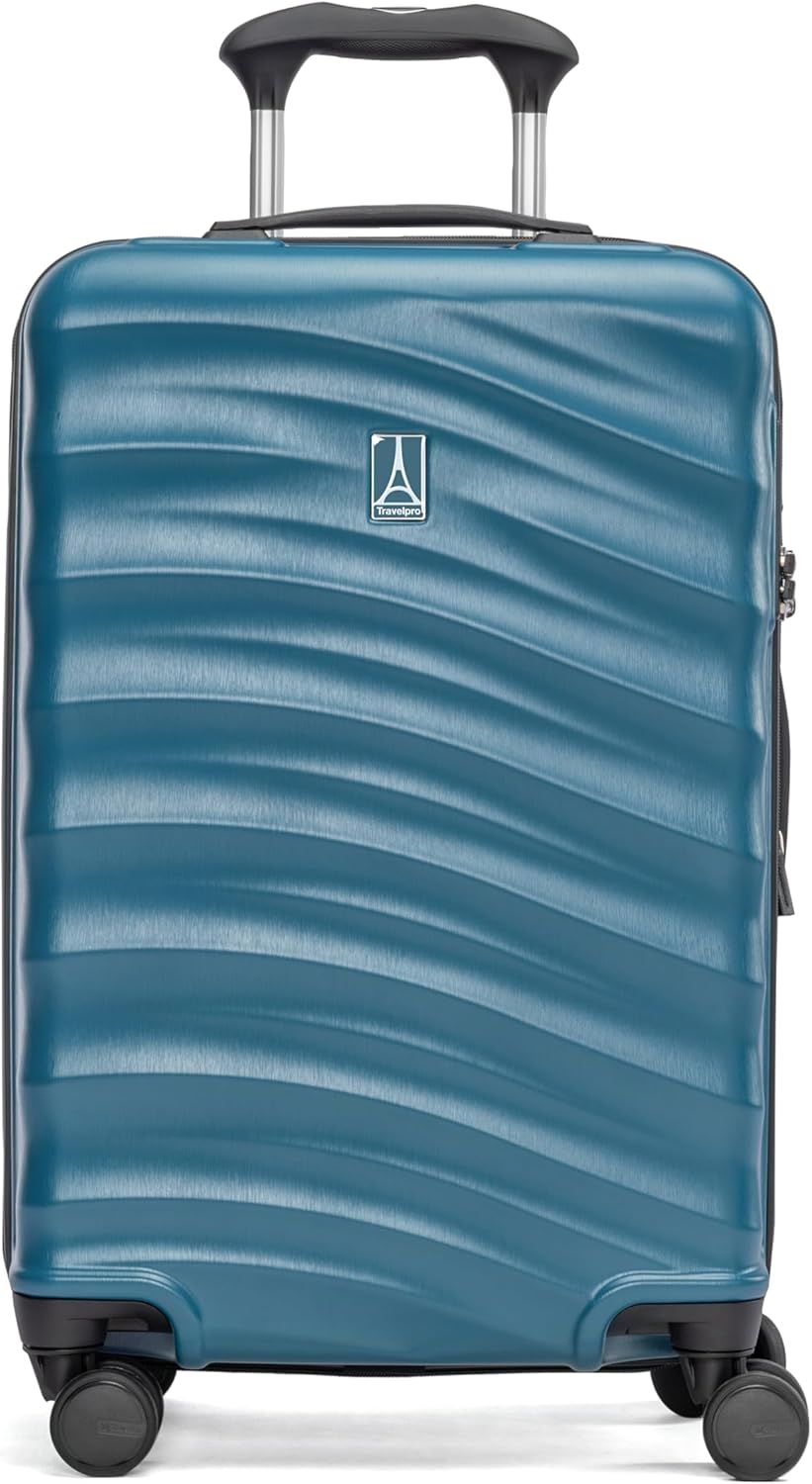 Travelpro Maxlite Air V2 Hardside Expandable Carry on Luggage, 8 Spinner Wheels, Lightweight Hard Shell Suitcase, TSA lock, Teal, Carry On 21-Inch