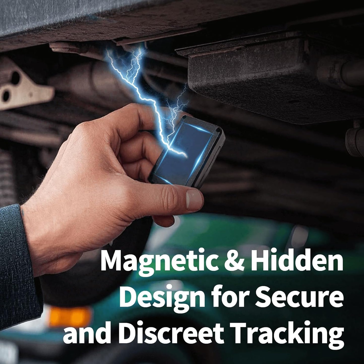 GPS Tracker for Vehicles, No Monthly Fee, No Subscription, Long Battery Life, 4G SIM Card and Data Included, Trip History, GeoFence, Driving Alerts, Magnectic