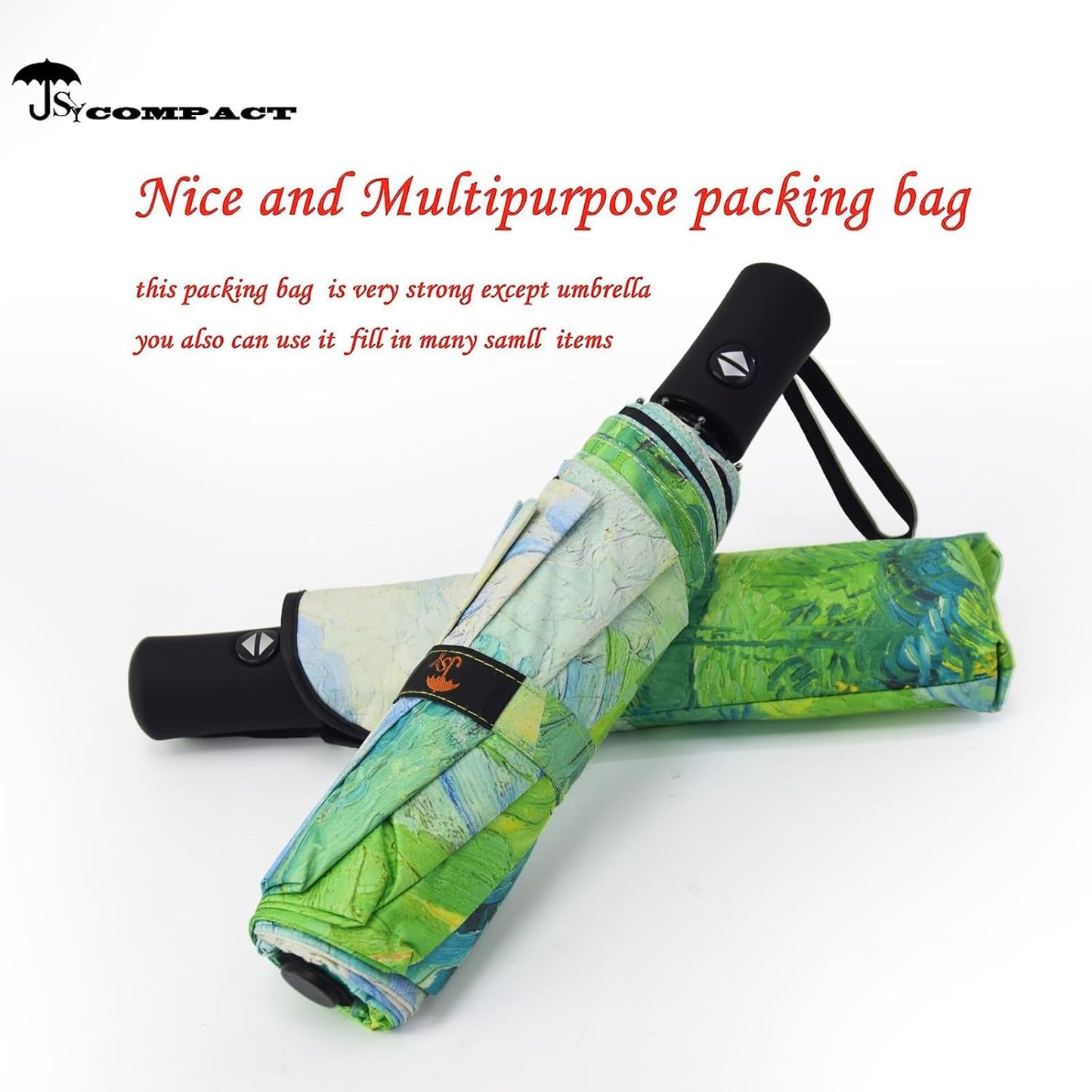 SY COMPACT Travel Umbrella Windproof Automatic Umbrellas Small Compact UV Sun Protection Factory Outlet Umbrella