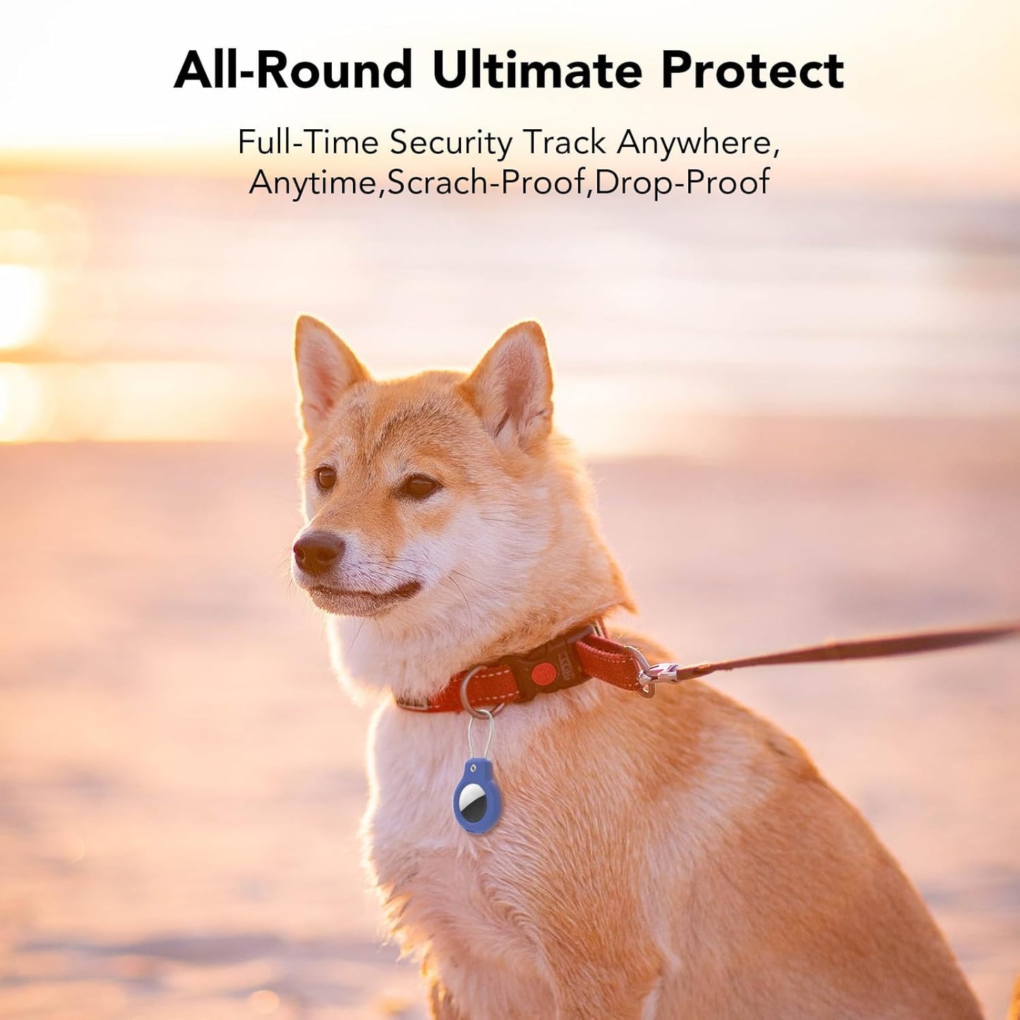 for AirTag Holder Case with Keychain, Air Tags-4 Pack for Apple Air Tag Holder with Wire Cable Lock Key Ring Chain Air Tagholder Accessories for GPS Item Tracker Kids,Keys,Luggage