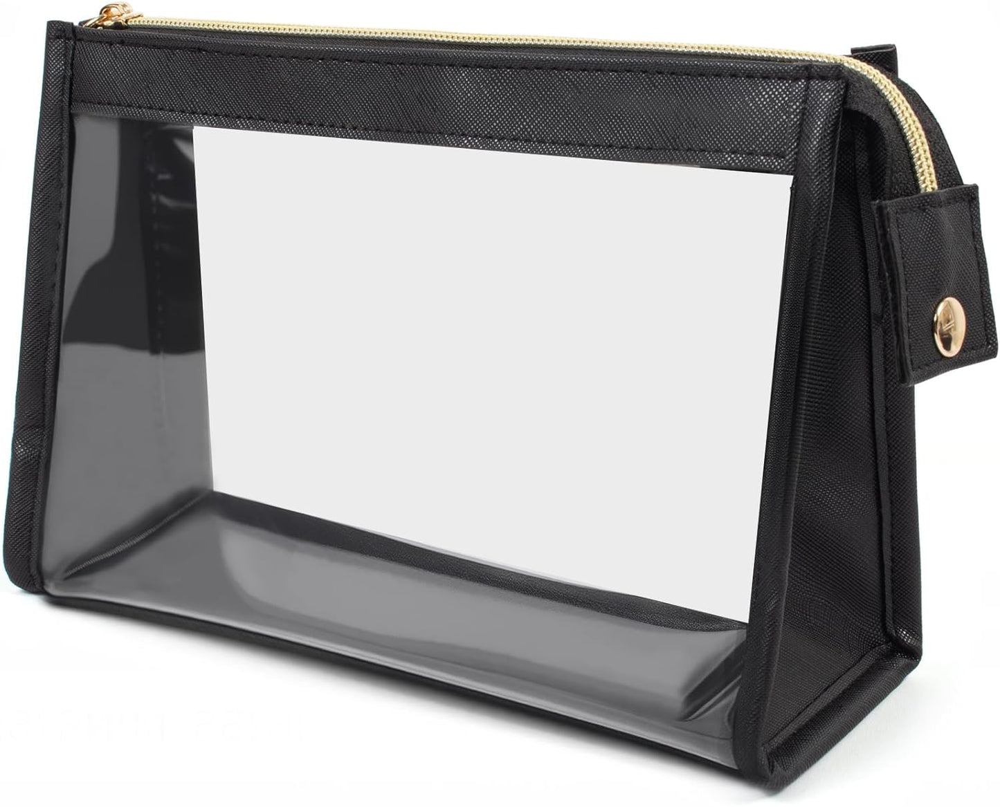 Clear Makup Bag, Clear Cosmetic Bags with Zipper Waterproof Small Travel Cosmetic Case Cute Make Up Pouch Mini Car Essentials for Women Travel Car Organizer