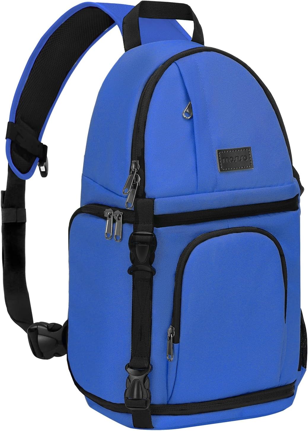 MOSISO Camera Sling Bag, DSLR/SLR/Mirrorless Camera Backpack Case Shockproof Photography Backpack with Tripod Holder & Removable Modular Inserts Compatible with Canon/Nikon/Sony/Fuji