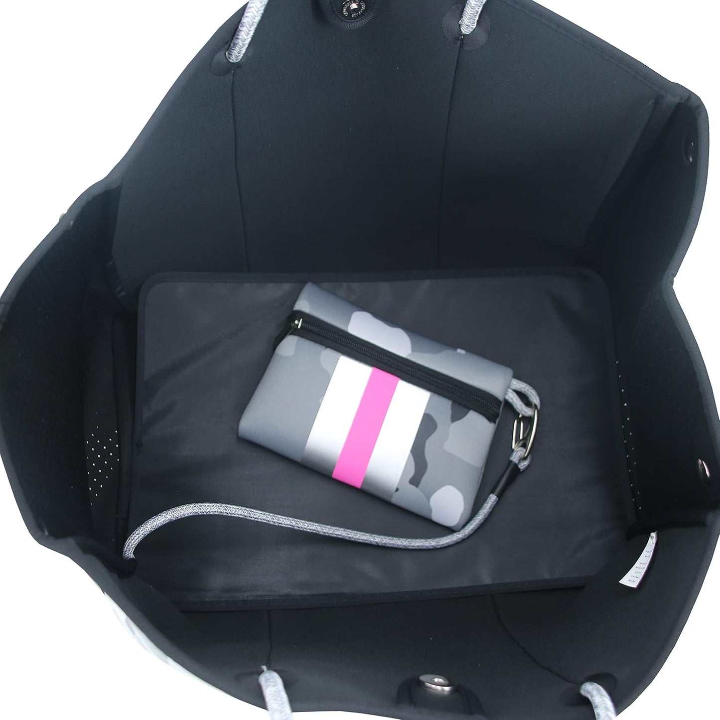 QOGiR Neoprene Multipurpose Beach Bag Tote with Inner Zipper Pocket … … … …