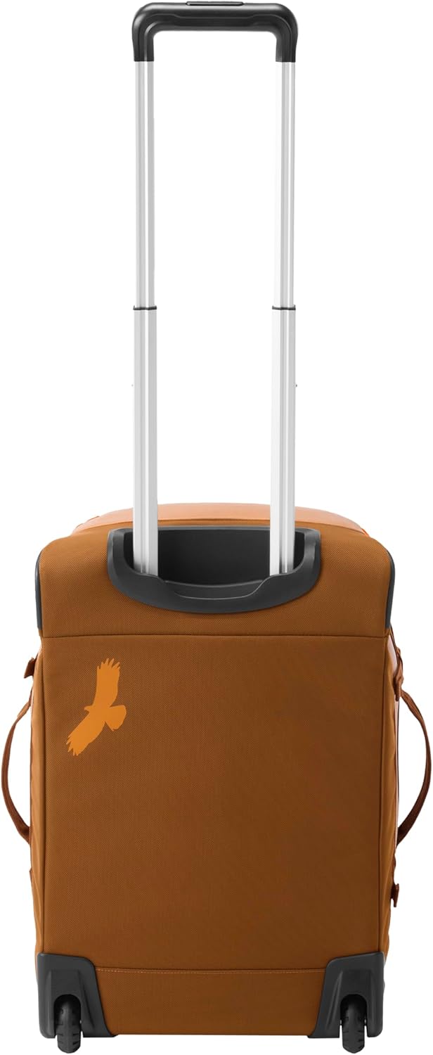 Eagle Creek Cargo Hauler XT Wheeled Duffel - Wheeled Backpack Duffel - Deployable Backpack Straps - Lockable U-Lid & Easy Access Compartment - Iron Orange