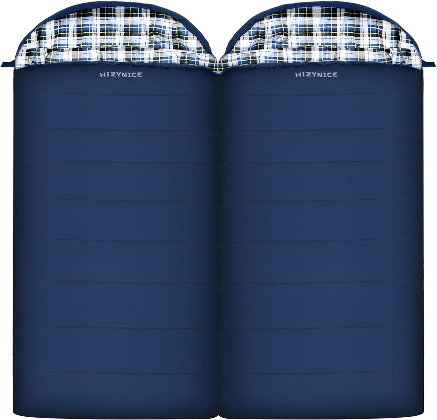 0 Degree Sleeping Bag 100% Cotton Flannel XXL for Adults Big and Tall Cold Weather Winter Zero Degree Camping,Free Compression Sack