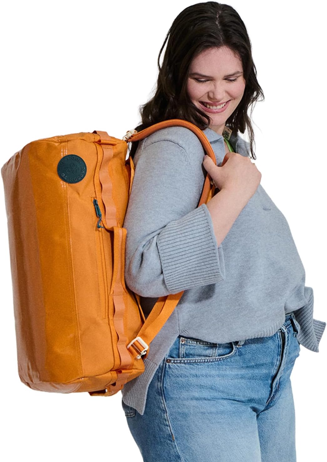 Baboon to the Moon Go-Bag Small 40L – Detachable Straps, Small Duffle Bag for Travel, Gym Bag for Women, Mens Travel Bag, Duffel Bags for Traveling, Travel Duffel Bags for Women (Caramel)