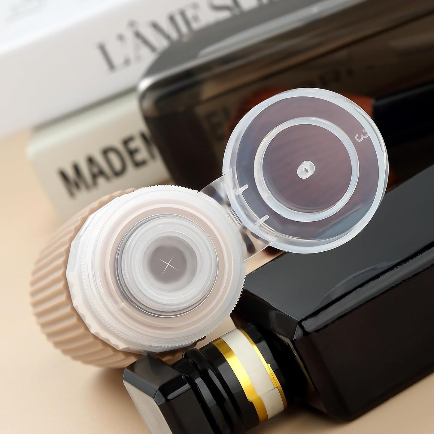 16 Pack Travel Bottles for Toiletries, Large 6oz Silicone Travel Containers jar for Toiletries, Leak Proof Refillable Liquid Shampoo And Conditioner Travel Essentials toiletry Bottles