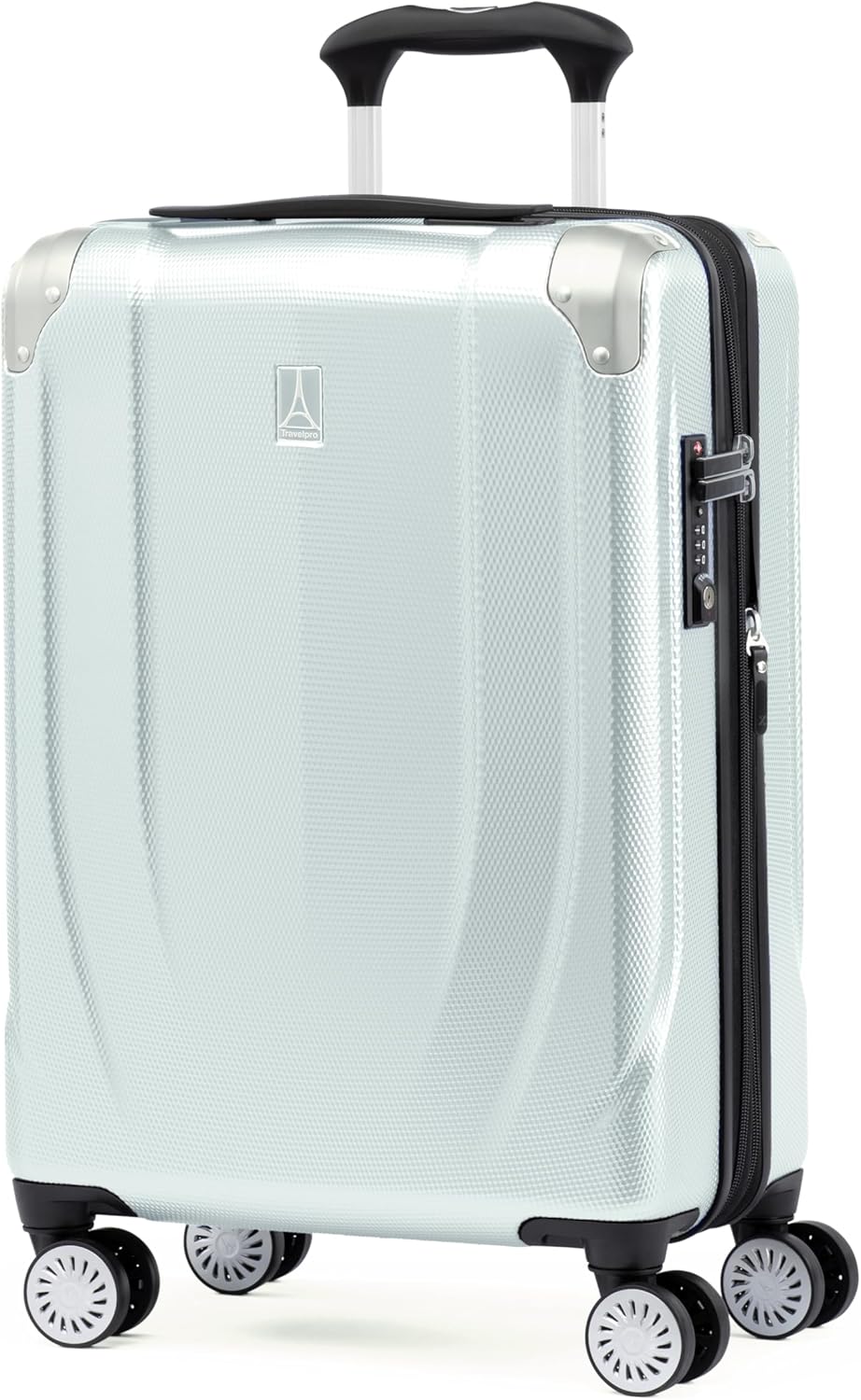 Travelpro Pathways 3 Hardside Expandable Luggage, 8 Spinner Wheels, Lightweight Hard Shell Suitcase, Cloud Grey, Carry On 21 Inch